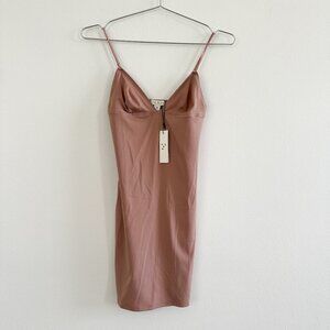 Fleur du Mal Le Stretch Micro Triangle Slip – Tan (Size XS) — NWT